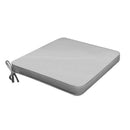 Cuscino Real Seduta 39x39x4 cm in Poliestere Grigio