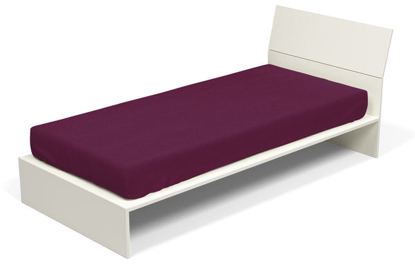 online Lenzuolo Sotto con Angoli ed Elastico Tinta Unita Prugna