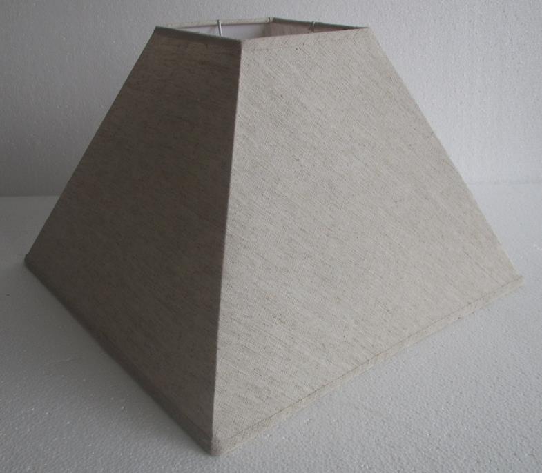 Cappello lampada beige cm 40x40xh26