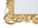 Cornice Flossy 27,8x2,5x33,5 cm in Poliresina e Vetro Oro