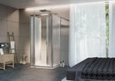 Box Doccia 3 lati 2 Ante Battenti in Cristallo Opaco 4-6mm H185 Fosterberg Skagen Trio Varie Misure