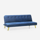Divano Letto Clic Clac 180x81x77 cm in Tessuto Blu