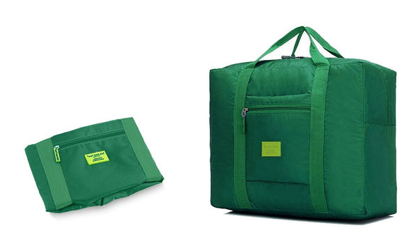 prezzo Borsone Bagaglio a Mano Pieghevole Impermeabile con Supporto per Trolley Verde