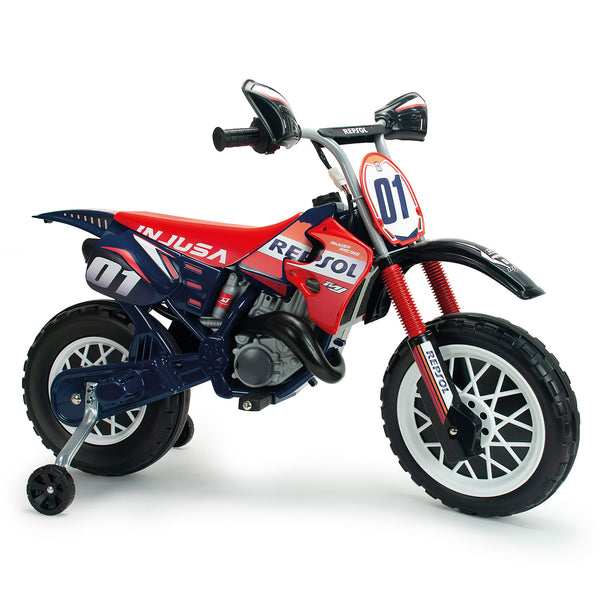 prezzo Moto Elettrica per Bambini 6V Cross Repsol Design Sportivo Fino a 6 km/h Blu