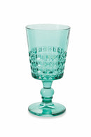 Set 6 Calici Ø8,4x17 cm in Vetro Villa d'Este Home Tivoli Pixel Multicolor