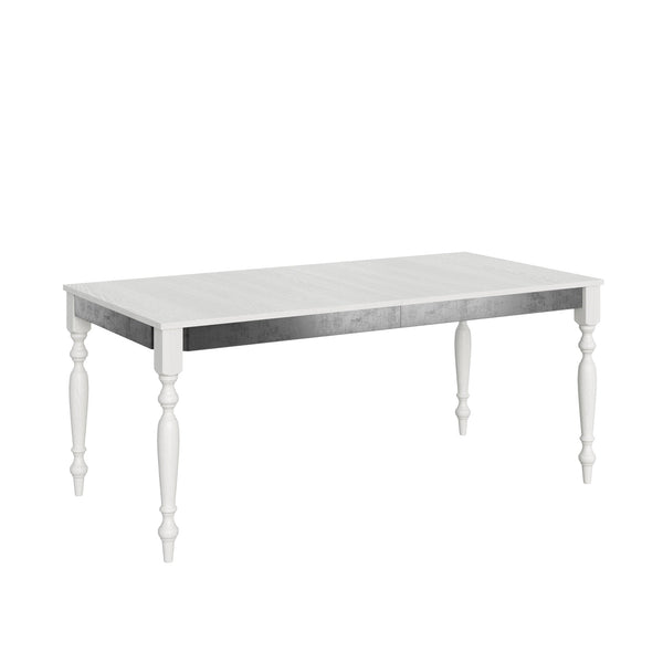 Tavolo Allungabile 180-284x90x80 cm Romagna Iron Bianco Frassino online