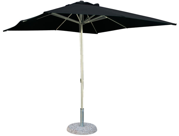 sconto Ombrellone da Giardino in Alluminio Lucido 3x3m Morel Nero