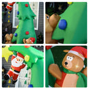 Albero di Natale Gonfiabile 155x93x224 cm con Luci a LED 