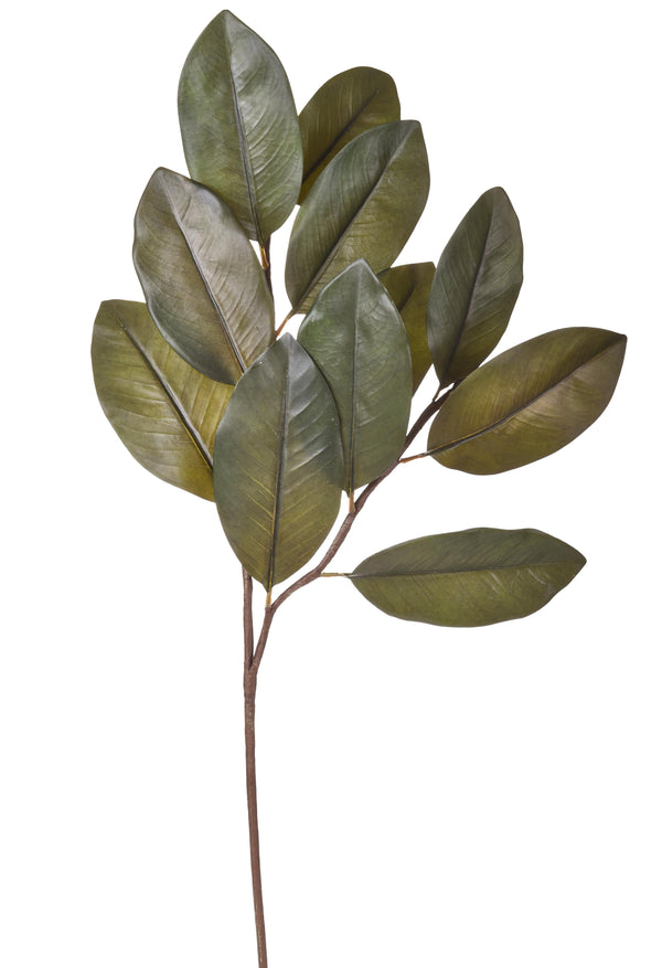 Set 4 Rami Artificiali con Foglie di Magnolia Altezza 83 cm Verde online