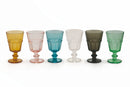 Set 6 Calici Ø8,5x14,2 cm in Vetro Villa d'Este Home Tivoli Floyd Multicolor