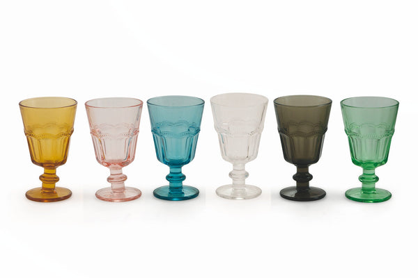 Set 6 Calici Ø8,5x14,2 cm in Vetro Villa d'Este Home Tivoli Floyd Multicolor online