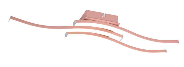 sconto Plafoniera da Interno a LED SMD in Metallo Oro rosa