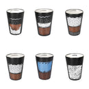 Set 6 Tazze Ø8x11 cm in Stoneware VdE Tivoli 1996 Un caffè come…