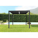 Pergola Bioclimatica 3x4 m in Alluminio Grigio scuro
