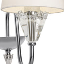 Lampada da parete Modern in Metallo Florero Cromo