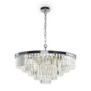 Lampada pendente Neoclassic in Metallo e Vetro Revero Cromo