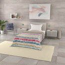 Trapuntino Estivo 100gr con Stampa in Microfibra Love Lines Varie Misure