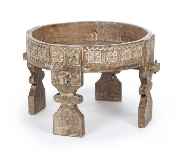 acquista Tavolino Yasir Naturale D50 Rotondo in Legno