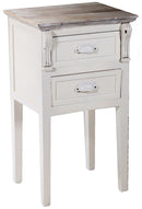 Comodino 2 Cassetti il Legno Provenza