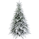 Albero di Natale Artificiale Innevato 180 cm 1321 Rami Verde 
