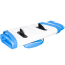 SUP Tavola Gonfiabile 300x76x15 cm con Pagaia Zaino e Accessori Blu e Bianco