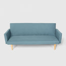 Divano Letto Clic Clac 182x64x80 cm in Tessuto Blu