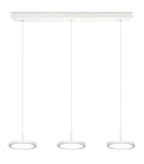 Lampada a Sospensione da Interno a LED in Metallo Bianco Opaco