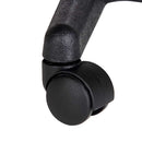 Sgabello Estetista Girevole Seduta Imbottita 10cm Ecopelle Salone Studio Bianco