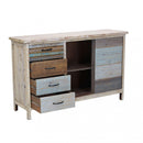 Mobile Harry 140x40x82 h cm in Legno Multicolor