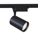 Faretto a LED per Sistema Illuminazione Binario 30W 3000K in Alluminio Vuoro  Nero