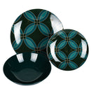 Servizio Piatti 18 Pezzi in Porcellana e Gres VdE Tivoli 1996 Vetiver