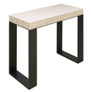 Consolle Allungabile 90-190x40x77 cm in Nobilitato Marrone