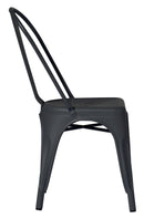 Sedia da Giardino 43x53x86 cm in Lamiera Piombo