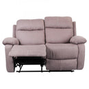 Divano 2 Posti in Tessuto Tortora