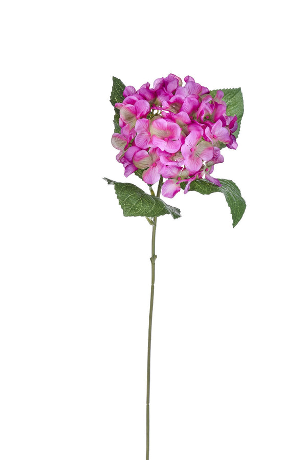 Set 8 Ortensia Artificiale con 4 Foglie Altezza 62 cm Viola prezzo