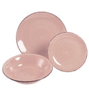 Servizio Piatti 12 Pezzi in Gres Dipinto a Mano VdE Tivoli 1996 Baita Acquerello