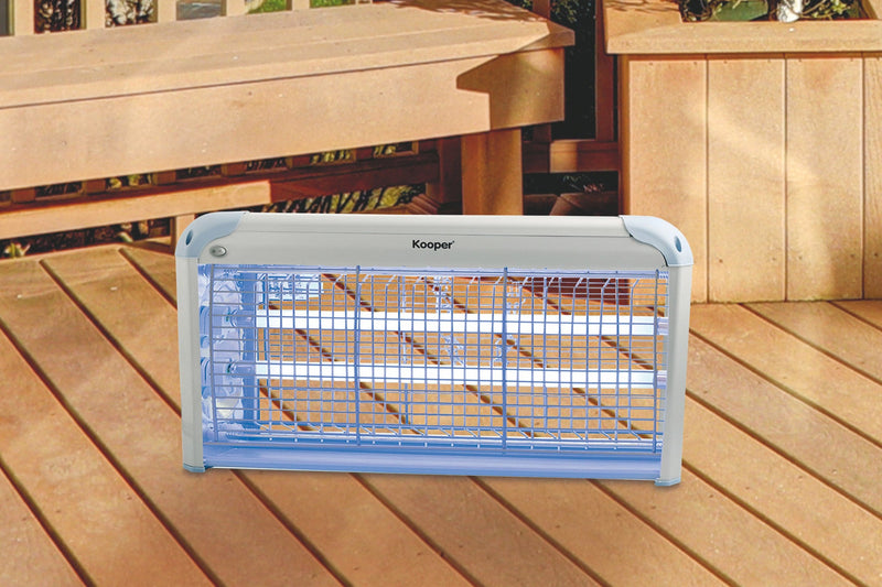 Zanzariera Elettrica 2 Lampade 40W Kooper Flash