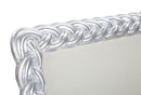 Cornice Ropy 25x2x30 cm in Poliresina e Vetro Argento
