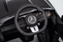 Macchina Elettrica per Bambini 12V Licenza Ufficiale Mercedes CLE53 Sedile in Pelle Nero