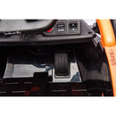 Macchina Elettrica per Bambini 12V Licenza McLaren F1 Team Nera e Arancione