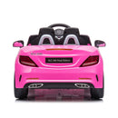 Macchina Elettrica per Bambini Licenza Ufficiale Mercedes SLC 300 "Final Edition" 10,8V 3,1Ah Rosa        