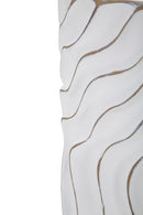 Vaso Alto 35x90x35 cm in Poliresina Bianco