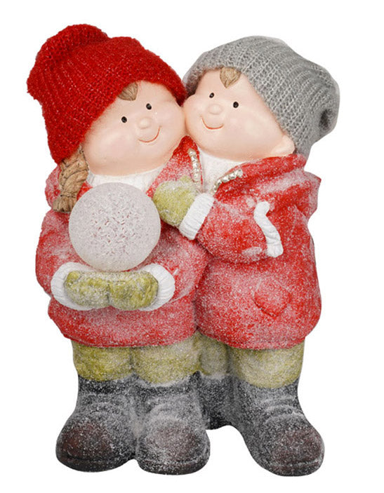 prezzo Bambini H40 cm con Palla di Neve Luminosa