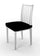 Set 2 Coprisedie Elasticizzati in Poliestere Nero