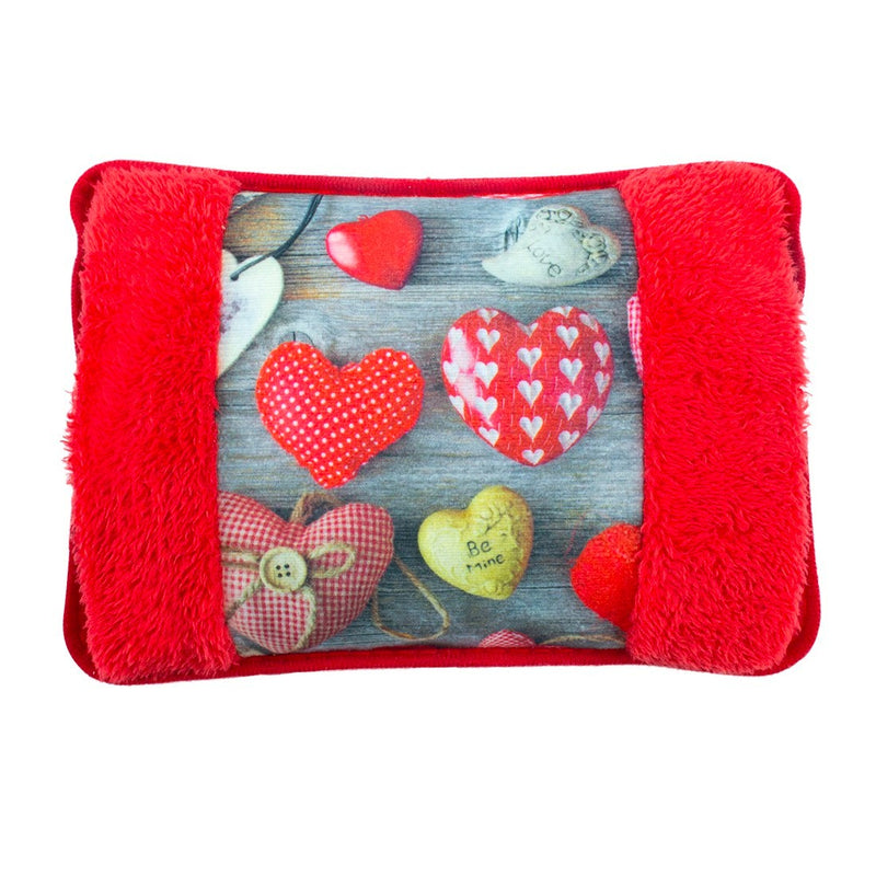 Borsa Acqua Calda Elettrica Scaldamani Ricaricabile Rosso