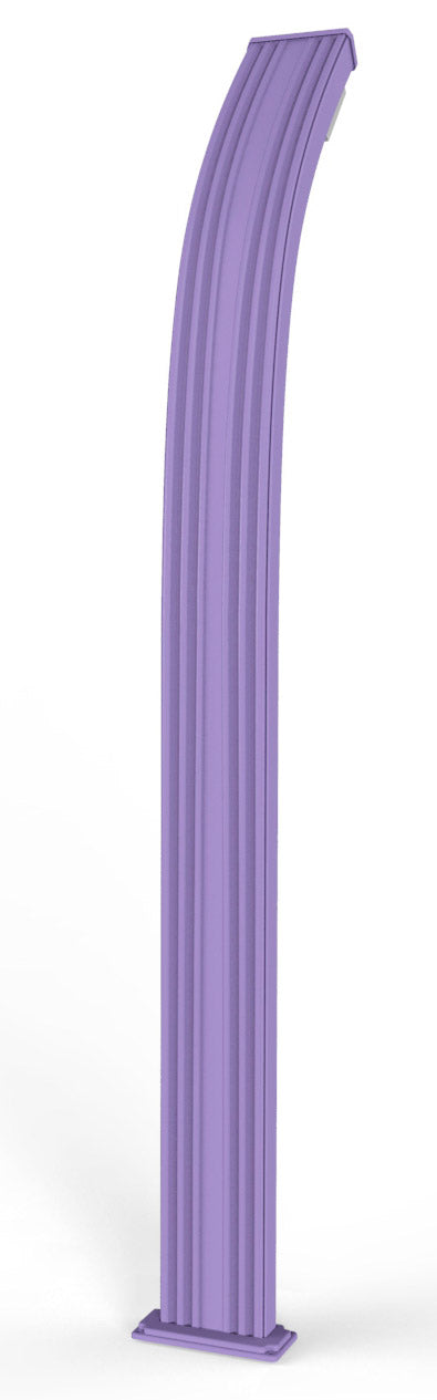 sconto Doccia Solare da Esterno Giardino 30L Miscelatore e Lavapiedi Arkema Spring Viola