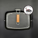 Bistecchiera Antiaderente 1 Manico 26x36 cm Olympia Hard Cook