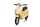 Moto Elettrica per Bambini Moto Deluxe 24V Crema