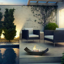 Camino a Bioetanolo da Pavimento 71,7x40 cm Flig Chicago Bianco