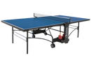 Tavolo da Pin Pong con Piano Blu e Ruote per Esterno Garlando Master Outdoor